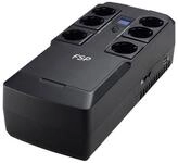 FSP USV-Anlage USV NanoFit 800 800VA 480W LCD 2xUSB 1xRJ45 schwarz