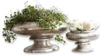 Mirabeau Tischvase Vase 2er Set Loy&egrave;re silber, none