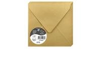 CLAIREFONTAINE Briefumschlag Clairefontaine Umschlag Pollen 140x140 120g gold