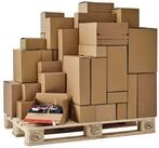 COLOMPAC Versandkarton Versandkarton Eurobox CP154.202020 194x194x187mm braun