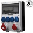 Doktorvolt Stromverteiler pTD-S 32A 16A 4x230V SIEMENS mit Mennekes Dosen