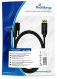 Mediarange MediaRange MRCS131 Videokabel-Adapter 2 m DisplayPort DVI-D Schwarz