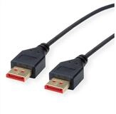ROLINE DisplayPort Kabel, v1.4, DP ST - ST, SLIM Audio- & Video-Kabel,...