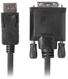 Lanberg CA-DPDV-10CU-0018-BK Videokabel-Adapter 1,8 m DisplayPort DVI-D...