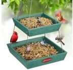 LuxusKollektion Vogelhaus Futterschale 2-st&ouml;ckig Gr&uuml;n