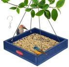 LuxusKollektion Vogelhaus Vogelfutterhaus Plattform 1,6kg recycelt Blau