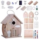 LuxusKollektion Vogelhaus Vogelhaus DIY Kiefer Landhausstil h&auml;ngend