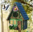 LuxusKollektion Vogelhaus Vogelhaus Kunstharz gr&uuml;n mit Kette