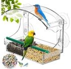 LuxusKollektion Vogelhaus Futterhaus Acryl Transparent f&uuml;r Fenster