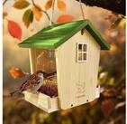 LuxusKollektion Vogelhaus Vogelfutterhaus Holz zum Aufh&auml;ngen Gro&szlig;