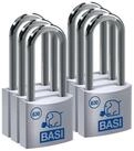 BASI Vorh&auml;ngeschloss Vorhangschloss, (Spar-Set, 6-tlg), 6er Set, Breite 40 mm,...