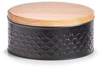 Zeller Present Vorratsdose Vorratsdose Scandi, schwarz - &Oslash; 20cm x 9,3cm