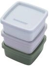 FACKELMANN Aufbewahrungsdose Snacking-Boxen 3er-Set, Frischhalteboxen,...