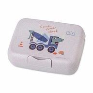 KOZIOL Lunchbox Candy L Trucks, Biozirkuk&auml;rer Kunststoff, mit Trennschale