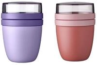 Mepal Lunchbox Lunchpot Ellipse Mixed Mini 300 ml + 120 ml f&uuml;r Joghurt &...
