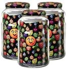 Ritzenhoff & Breker Vorratsglas Smile Vorratsgl&auml;ser 2,65 l 3er Set, Glas,...