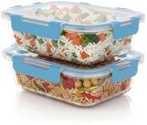 Arendo Frischhaltedose Lunchbox rechteckig, lebensmittelecht, gefrier- &