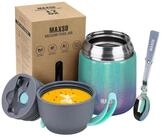 LuxusKollektion Thermobeh&auml;lter Thermobeh&auml;lter Edelstahl Kinder L&ouml;ffel Suppe