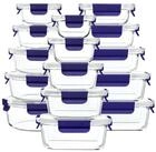 LuxusKollektion Frischhaltedose Glasdosen Meal Prep Boxen Auslaufsicher
