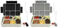 LuxusKollektion Lunchbox Brotdose Kinder Bento 1330ml 6 F&auml;cher Auslaufsicher