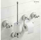 PaulGurkes Badaccessoire-Set COSMOS, Set, 4 tlg., 4-tlg., Massives Messing...