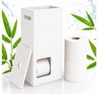 relaxdays Toiletten-Ersatzrollenhalter Toilettenpapier Aufbewahrung 8 Rollen...