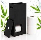 relaxdays Toiletten-Ersatzrollenhalter Toilettenpapier Aufbewahrung 8 Rollen...