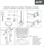 MSV WC-Sitz MSV WC Deckel WC Sitz Kiefernholz