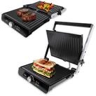 ADE Kontaktgrill 3-in-1 Sandwichmaker, Paninitoaster und Tischgrill, 180&deg;