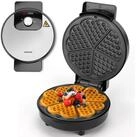 Aigostar Waffeleisen f&uuml;r 5 Herz-Waffeln, 1000W, Antihaft-Platten, Einstellbarer