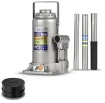 alca Wagenheber Wagenheber-Set 15 t hydraulisch mit Gummiauflage, 225-425 mm,...