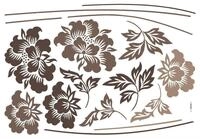 Komar Wandtattoo Grace - Gr&ouml;&szlig;e 100 x 70 cm (6 St), selbstklebend, Wandsticker