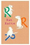 Komar Bild ABC Animal R, Buchstaben (1 St), Wandbild zur Dekoration - ohne...