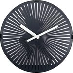 NEXTIME Wanduhr Nextime Wanduhr Running Man &Oslash; 30,5 cm