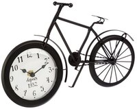 Atmosphera Cr&eacute;ateur d'int&eacute;rieur Uhr Originelle Uhr - Form : Fahrrad - Farbe :