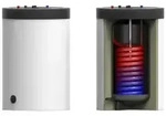 GLo24 Standspeicher Unterbauwasserspeicher Warmwasserspeicher 1 W&auml;rmetauscher