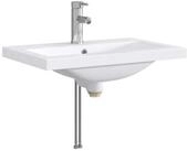 vidaXL Badezimmerspiegelschrank Waschbecken f&uuml;rs Badezimmer Chrom 61 x 40 x...