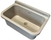 tecuro Waschbecken Ausgussbecken mit Ablaufgarnitur und Siphon, 18 Liter,...