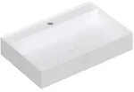 doporro Waschbecken Aufsatzwaschbecken aus Mineralguss inkl. Ablaufgarnitur