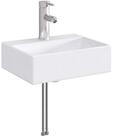 vidaXL Badezimmerspiegelschrank Waschbecken mit Wasserhahn und Abfluss Chrom...