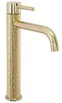 wohnwerk.idee Badarmatur Waschbeckenarmatur Wasserhahn Gold Einhebelmischer...