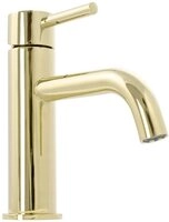 wohnwerk.idee Badarmatur Waschbeckenarmatur Wasserhahn Gold Einhebelmischer...