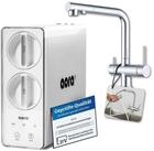 AORA Wasserhahn-Wasserfilter, Umkehrosmose 8-stufig, tanklos, inkl. LUNA Armatur