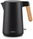 Arendo Wasserkocher Edelstahl, Doppelwand, Cool-Touch, 360&deg; Basis, mit Griff in