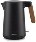 Arendo Wasserkocher Edelstahl, Doppelwand, Cool-Touch, 360&deg; Basis, mit Griff in