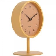 Karlsson Uhr Tischuhr Stark Iron Matt Honey Yellow