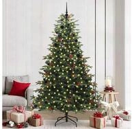 vidaXL Christbaumschmuck K&uuml;nstlicher Weihnachtsbaum mit 300 LEDs mit St&auml;nder...