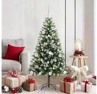 vidaXL K&uuml;nstlicher Weihnachtsbaum vidaXL K&uuml;nstlicher Klapp-Weihnachtsbaum mit