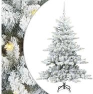 vidaXL K&uuml;nstlicher Weihnachtsbaum K&uuml;nstlicher klappbarer Weihnachtsbaum Wei&szlig;...