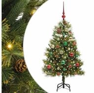 vidaXL K&uuml;nstlicher Weihnachtsbaum K&uuml;nstlicher klappbarer Weihnachtsbaum mit